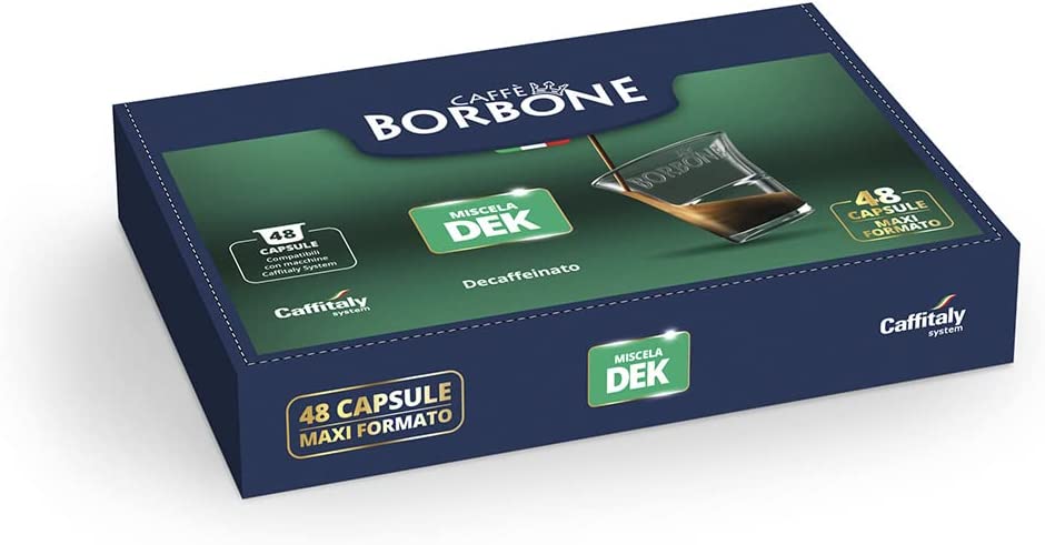 Caffè Borbone Capsule Compatibili Caffitaly Miscela Dek 48pz Caffè Borbone Capsule Compatibili Caffitaly Miscela Dek 48pz